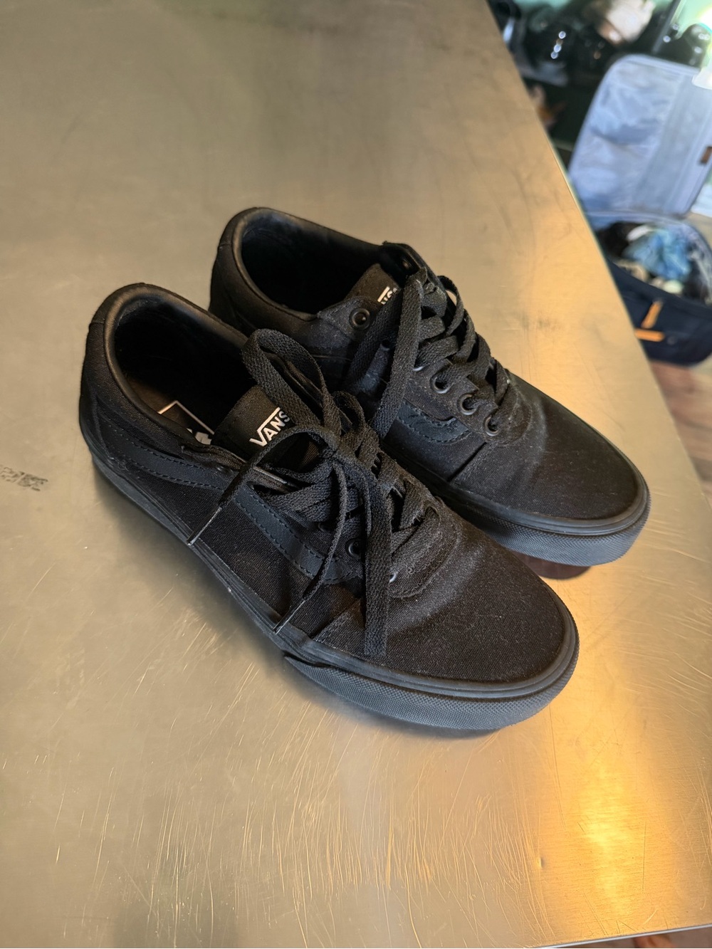 Vans Women's Classic Black Low-Top Sneakers